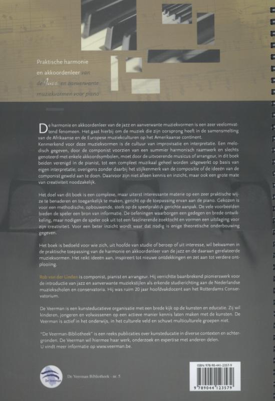 Achterkant van Praktische harmonie en akkoordenleer