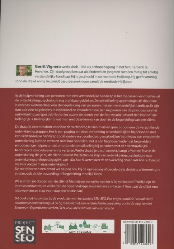 Achterkant van De draad tussen client en begeleider