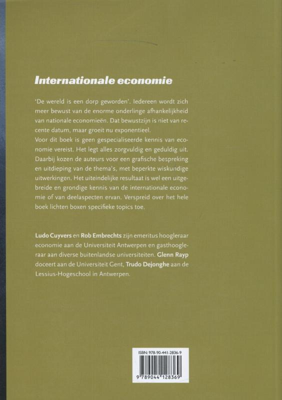 Achterkant van Internationale economie