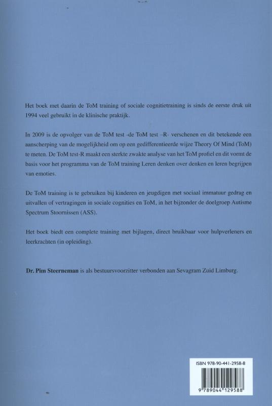 Achterkant van ToM training