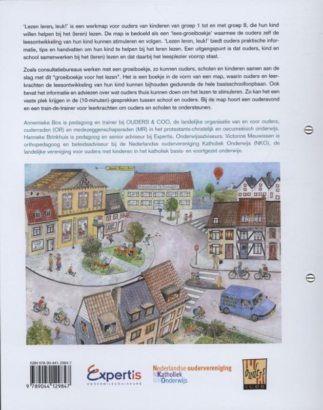 Achterkant van Lezen leren, leuk!