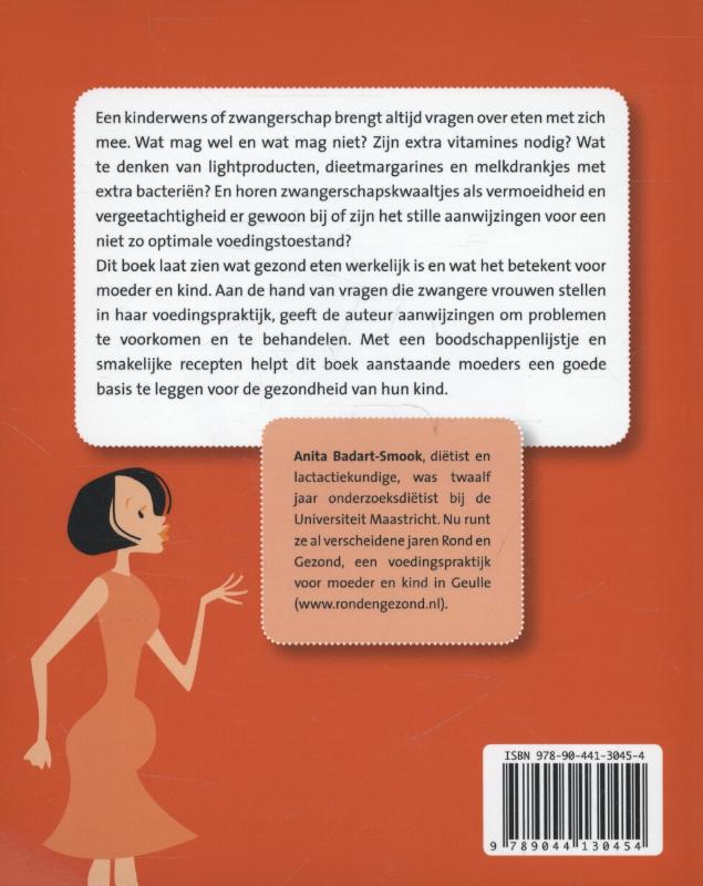 Achterkant van Eten in mama s buik