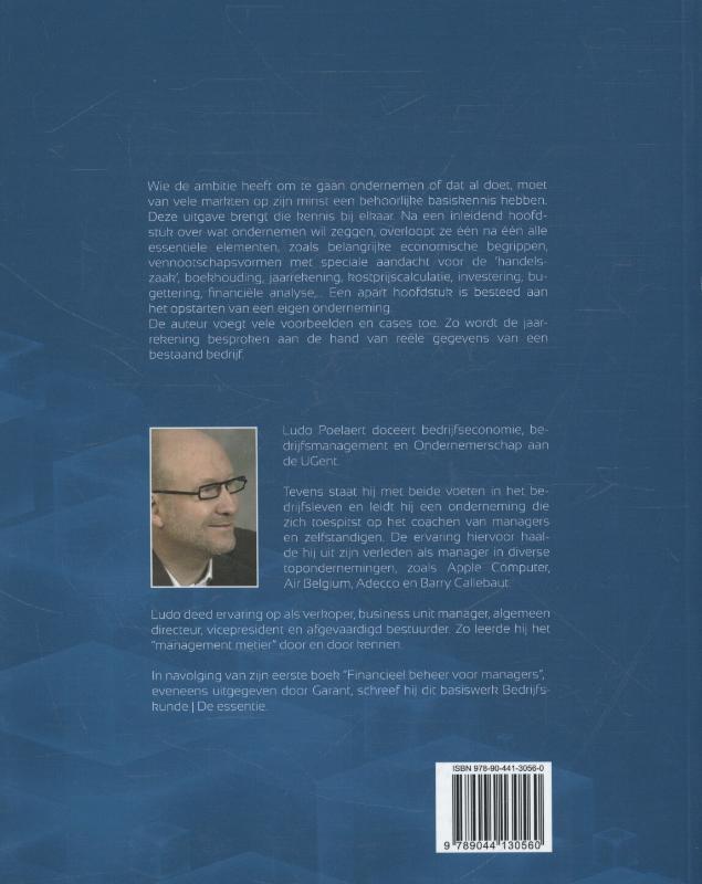 Achterkant van Bedrijfskunde
