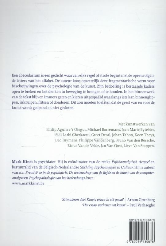 Achterkant van Psychologie van de kunst