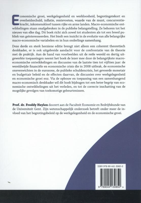 Achterkant van Macro economie