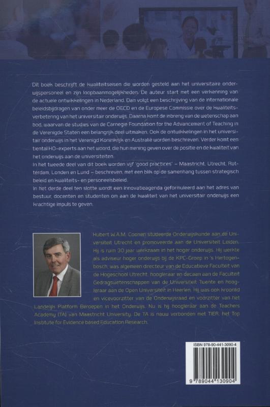 Achterkant van Onderwijs op de universiteit