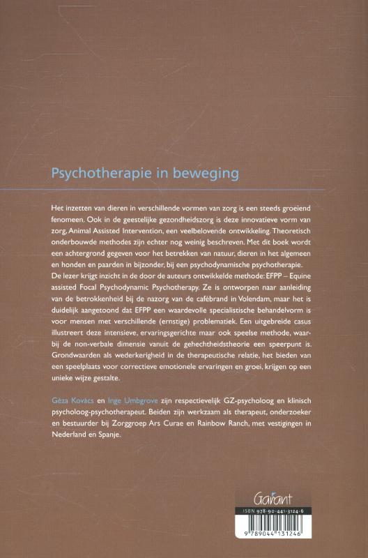 Achterkant van Psychotherapie in beweging