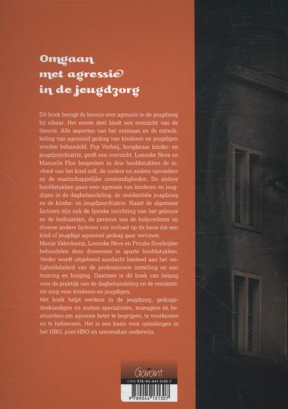 Achterkant van Omgaan met agressie in de jeugdzorg