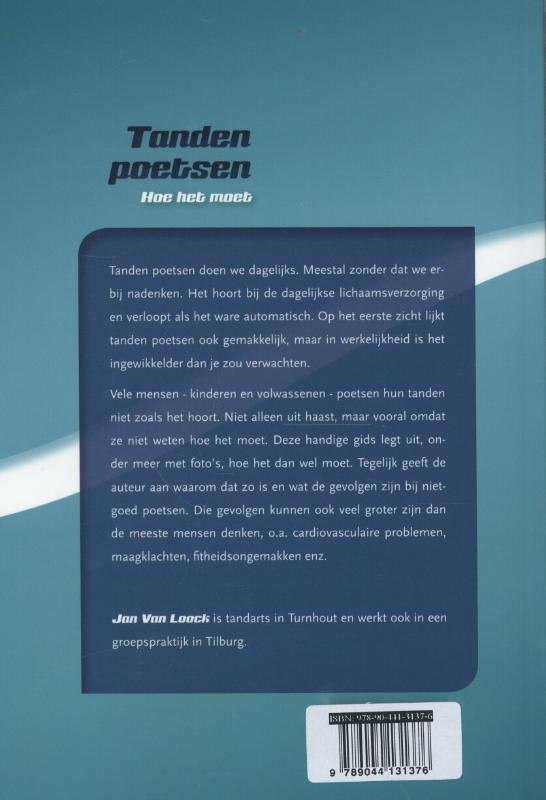 Achterkant van Tanden poetsen