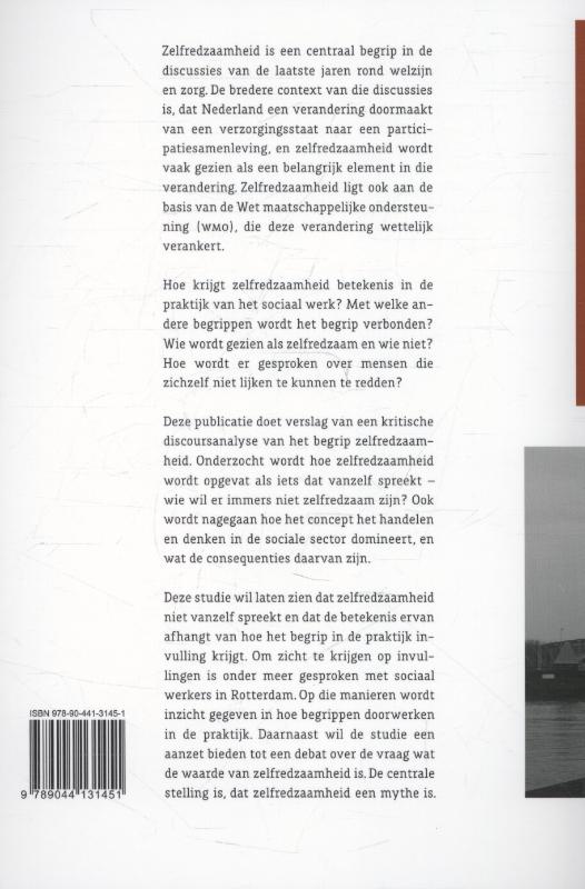Achterkant van Wie wil er nu niet zelfredzaam zijn