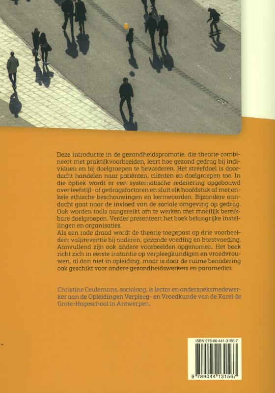 Achterkant van Gezondheidspromotie