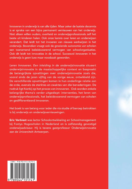 Achterkant van Leren innoveren