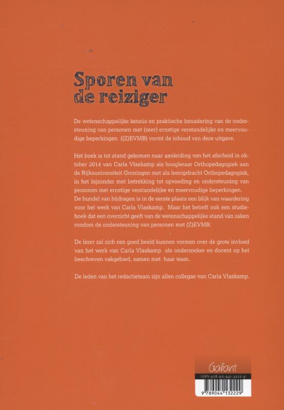 Achterkant van Sporen van de reiziger