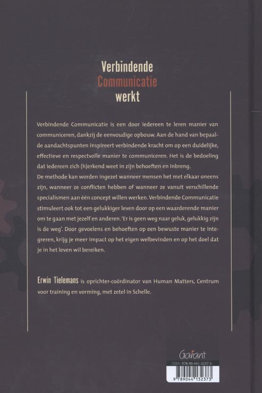 Achterkant van Verbindende communicatie werkt