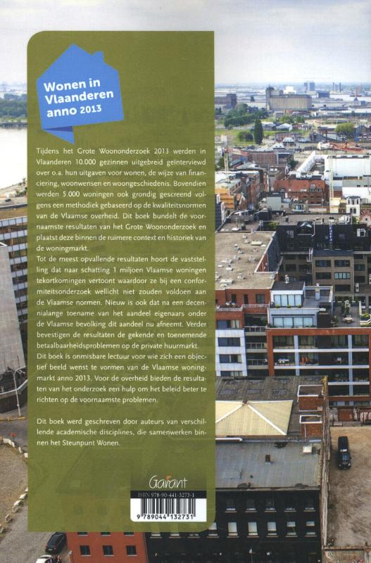 Achterkant van Wonen in Vlaanderen anno 2013.
