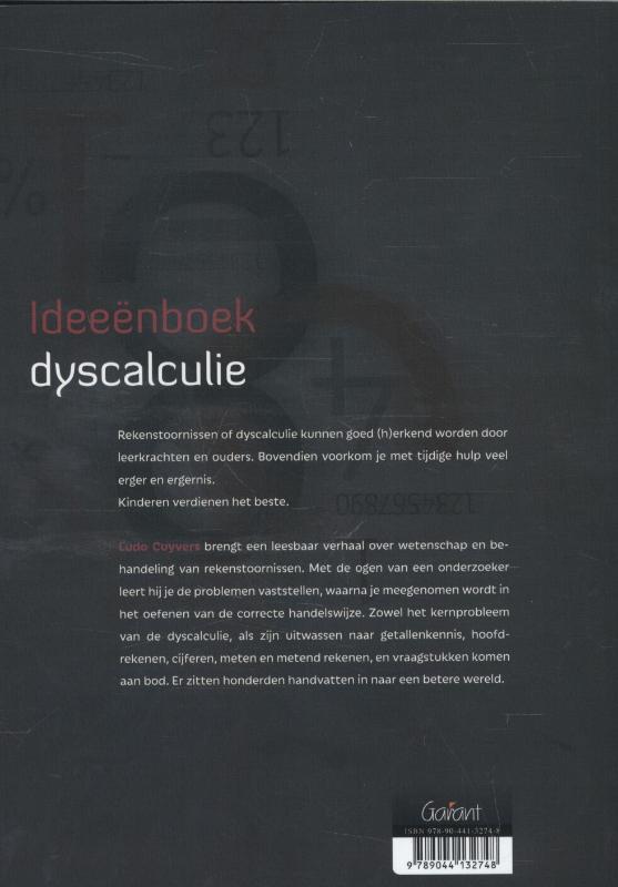 Achterkant van Ideeënboek dyscalculie