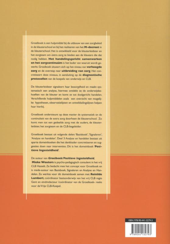 Achterkant van Groeiboek
