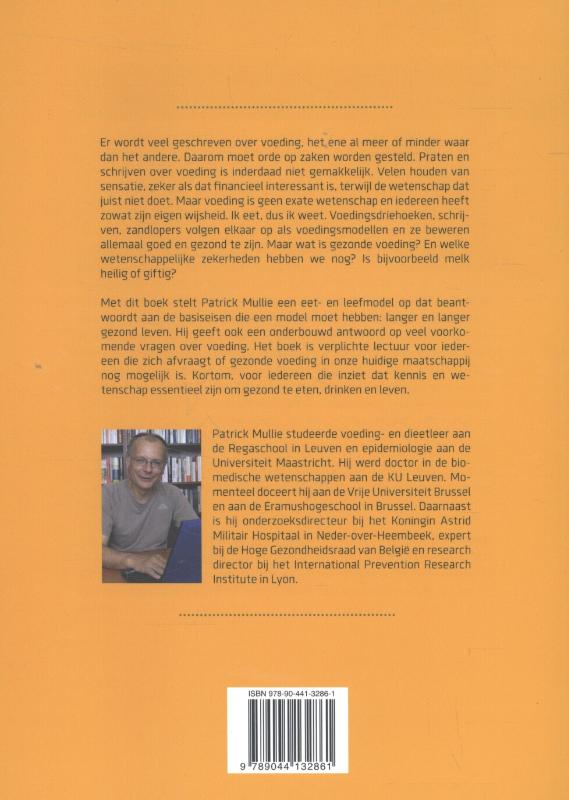 Achterkant van Gezond eten, langer leven