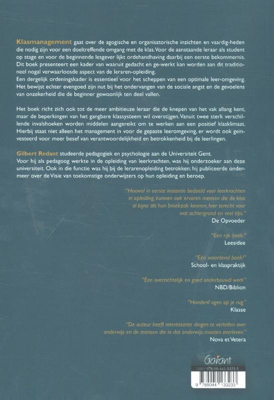 Achterkant van Doeltreffend klasbeheer