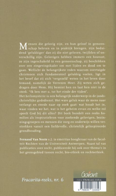 Achterkant van Ik ben met u, tot het einde der tijden