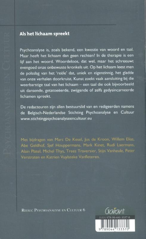 Achterkant van Als het lichaam spreekt