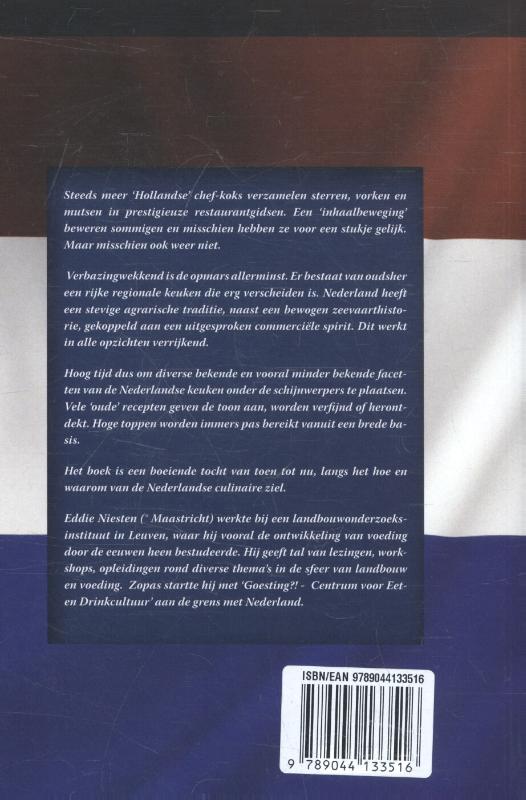 Achterkant van De culinaire ziel van Nederland