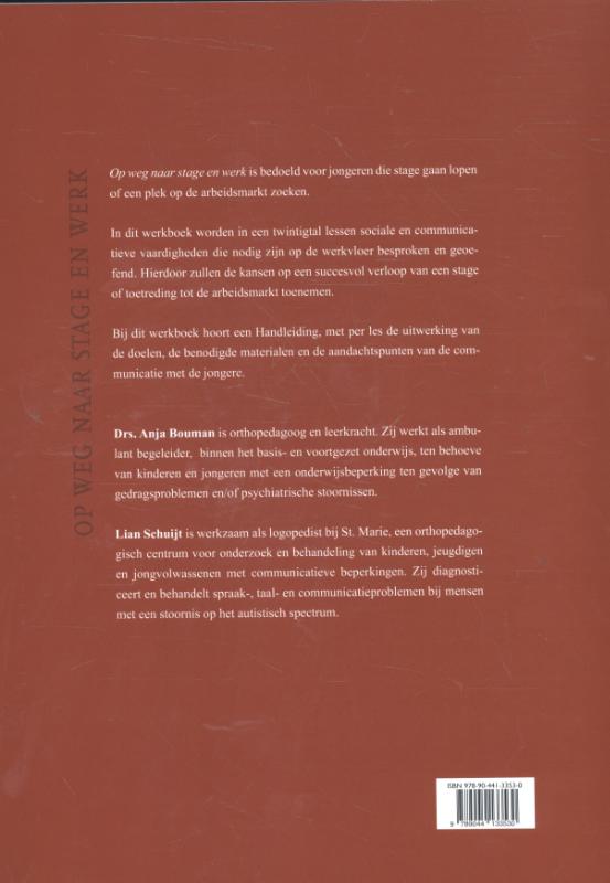Achterkant van Werkboek