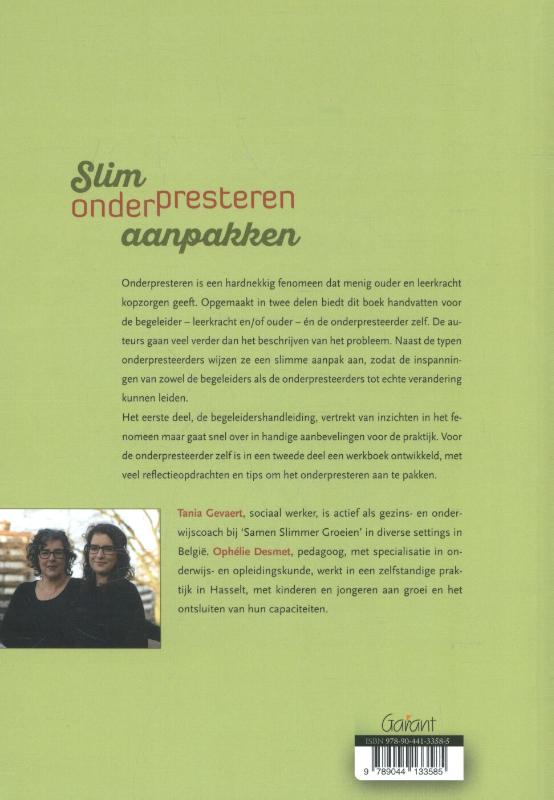 Achterkant van Slim onderpresteren aanpakken