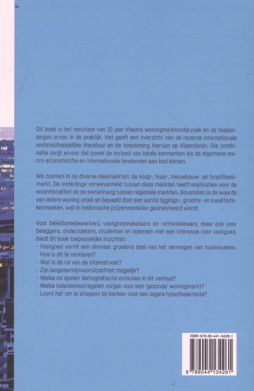 Achterkant van De economie van de woningmarkt