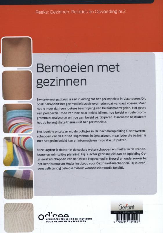 Achterkant van Bemoeien met gezinnen