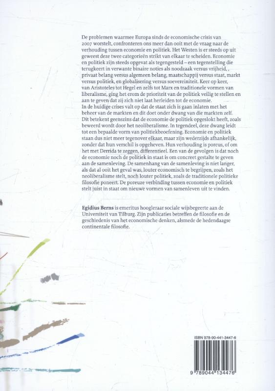 Achterkant van De poriën van de economie