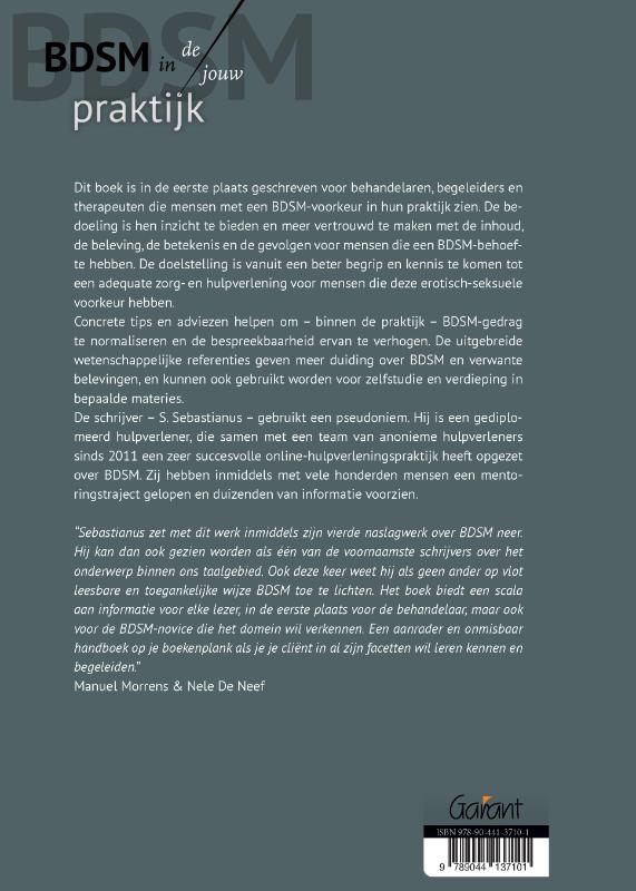 Achterkant van BDSM in de/jouw praktijk