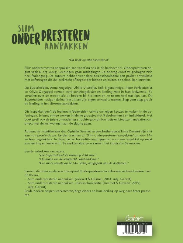 Achterkant van Begeleidersboek