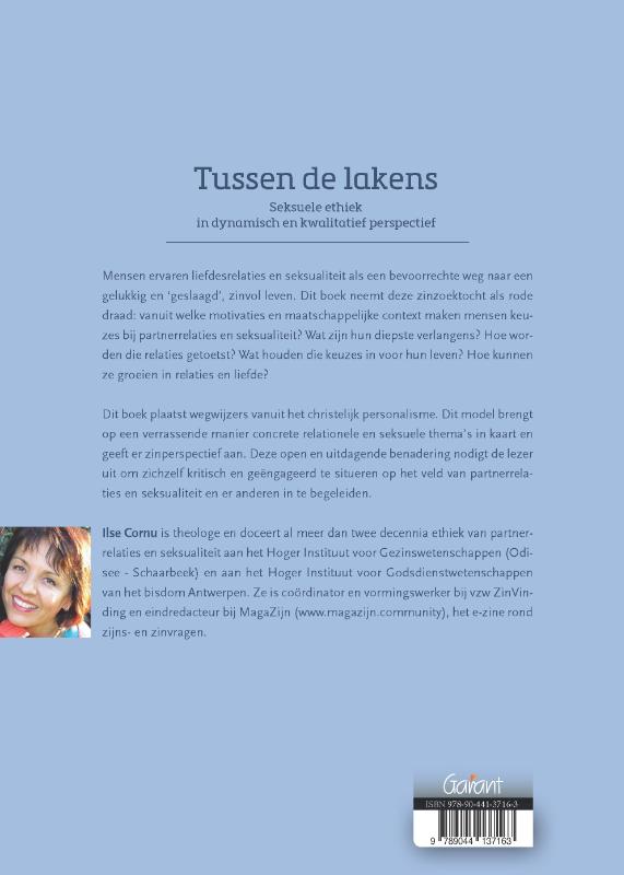 Achterkant van Tussen de lakens