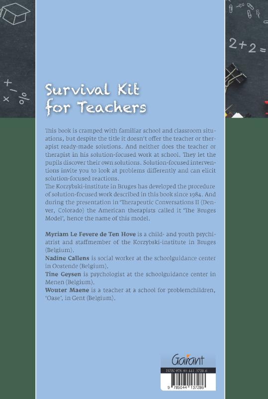 Achterkant van Survival Kit for Teachers