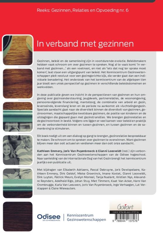 Achterkant van In verband met gezinnen