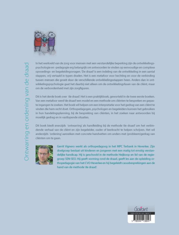 Achterkant van Ontwarring en ordening van de draad