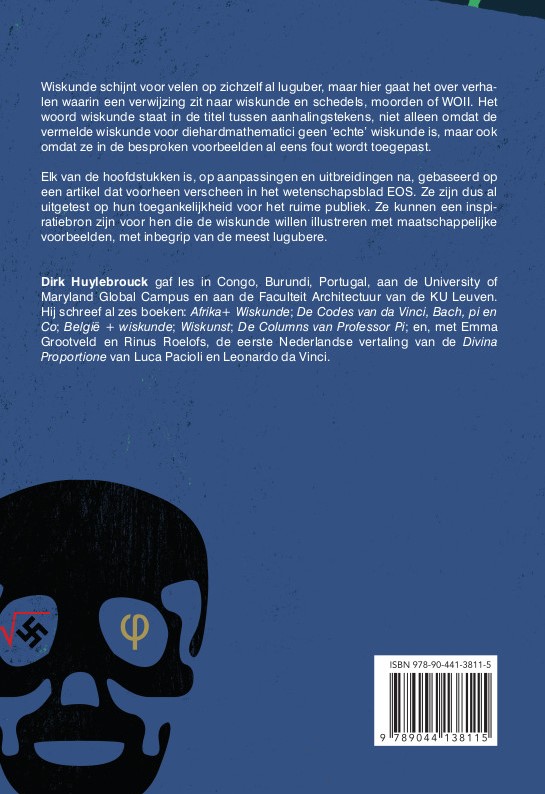 Achterkant van Lugubere ‘wiskunde’