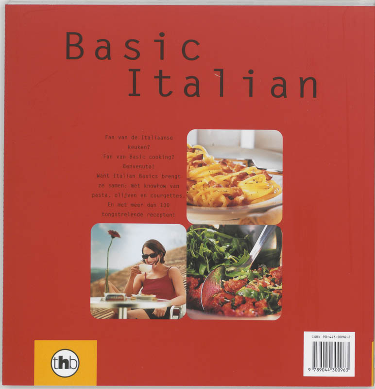Achterkant van Basic Italian