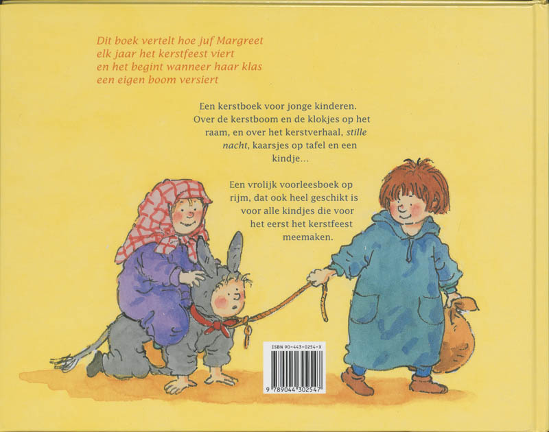 Achterkant van Het Kerstboek voor peuters en kleuters