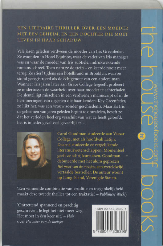 Achterkant van De schaduw van mijn moeder