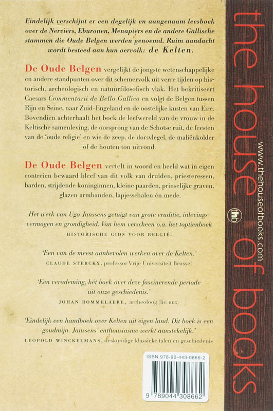 Achterkant van De oude Belgen