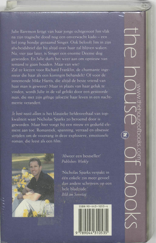 Achterkant van Je bent nooit alleen
