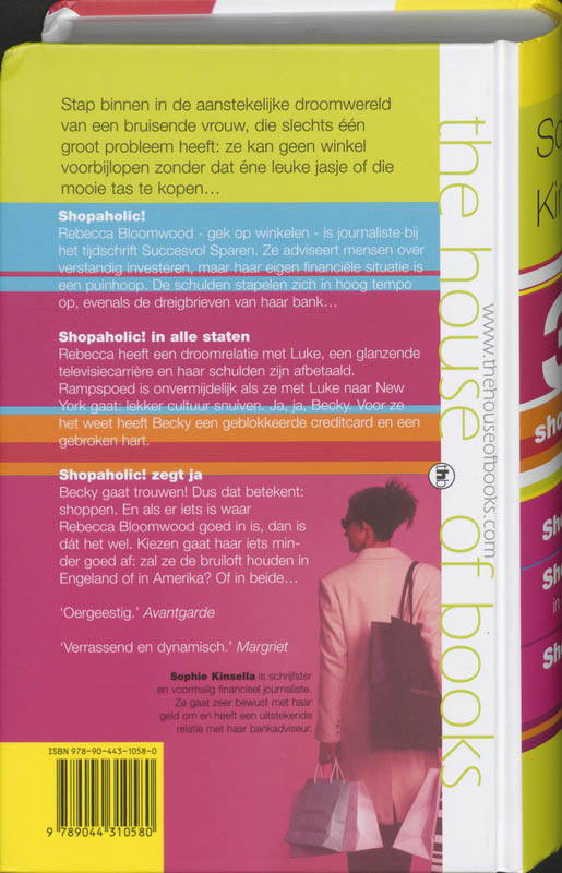 Achterkant van Shopaholic! omnibus