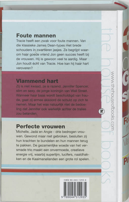 Achterkant van 3x Olivia Goldsmith