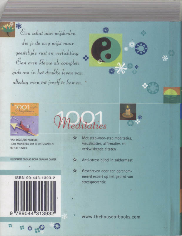Achterkant van 1001 Meditaties