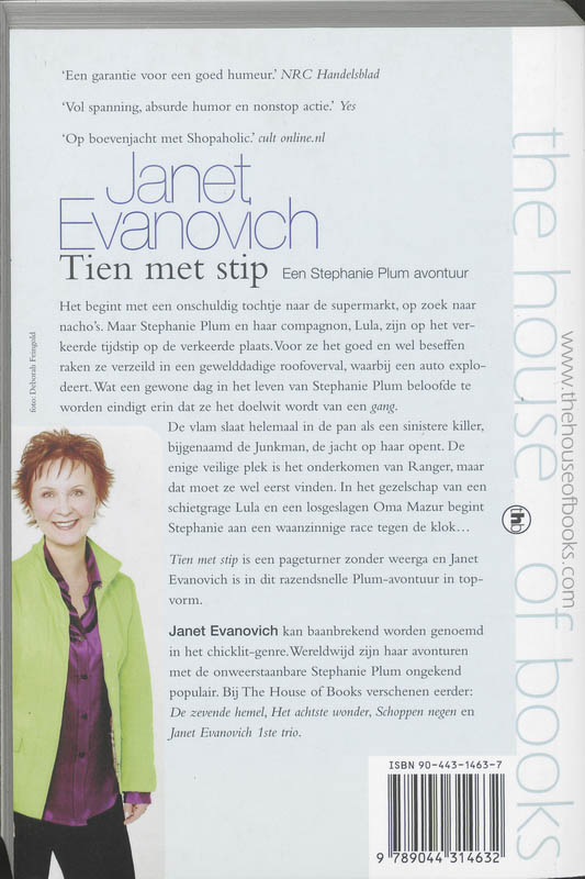 Achterkant van Tien met stip