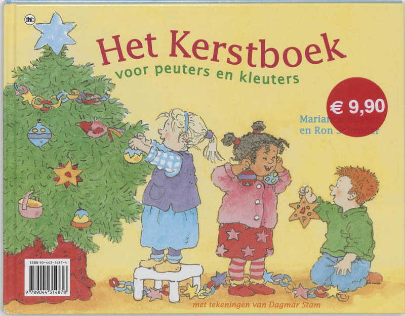 Achterkant van Het Sint/kerstomdraaiboek peuters (kleuters)