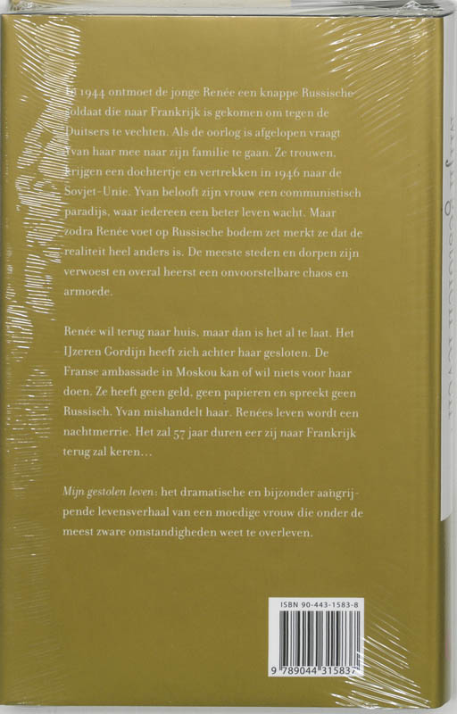 Achterkant van Mijn gestolen leven