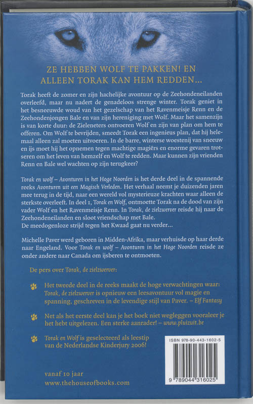 Achterkant van Avonturen in het hoge noorden